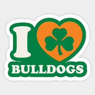 St Patricks Day Bulldog Irish Pride French Bulldog Dad Sticker